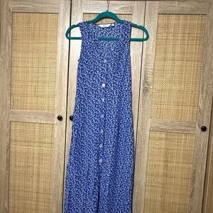 & Other Stories Blue and White Floral Dress